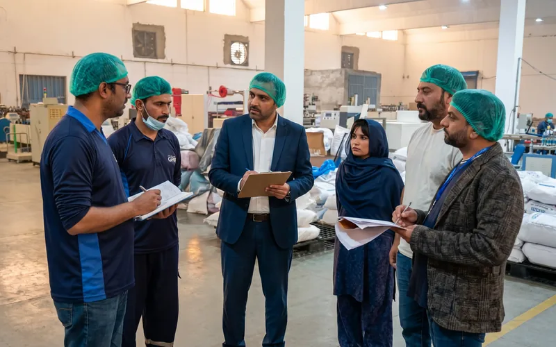 Factory floor traceability audit training session